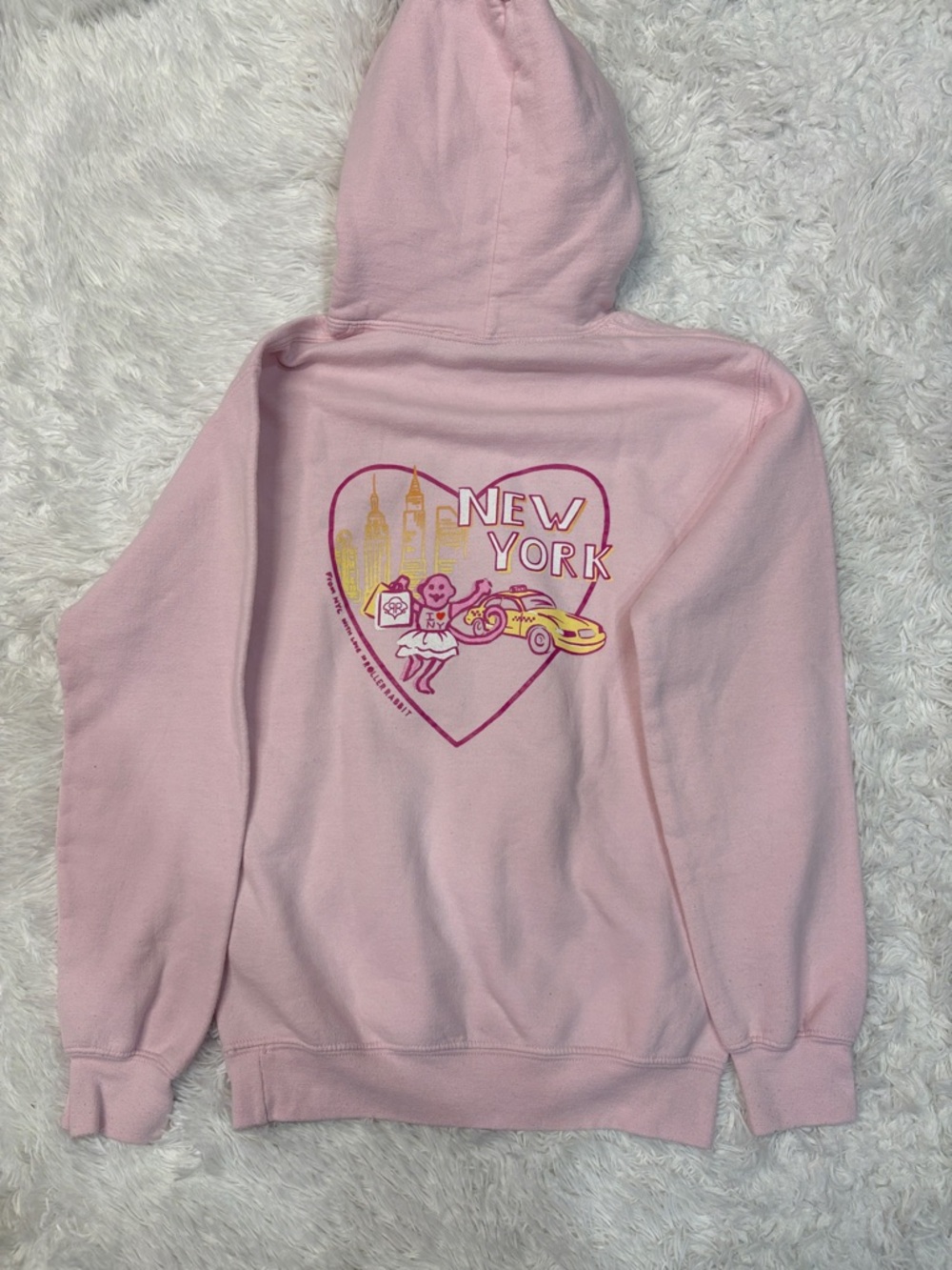 Roller Rabbit NYC Pink Hoodie - Picture 2 of 6